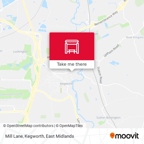 Mill Lane, Kegworth map