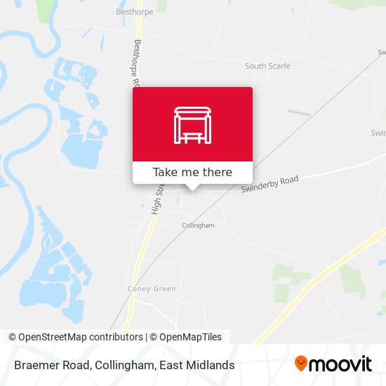 Braemer Road, Collingham map