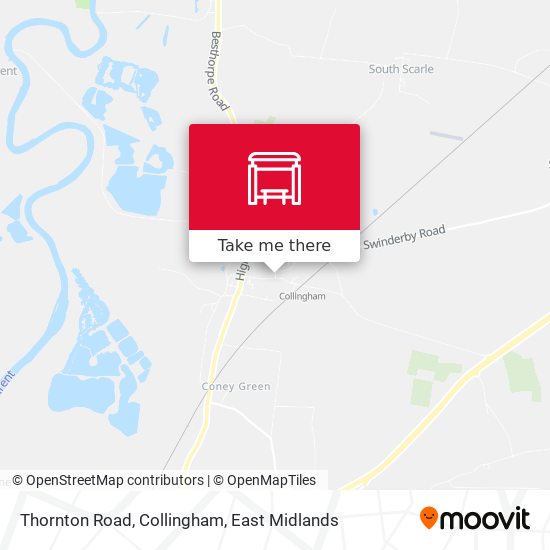 Thornton Road, Collingham map