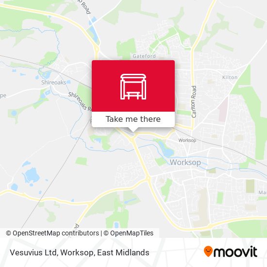 Vesuvius Ltd, Worksop map