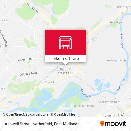 Ashwell Street, Netherfield map