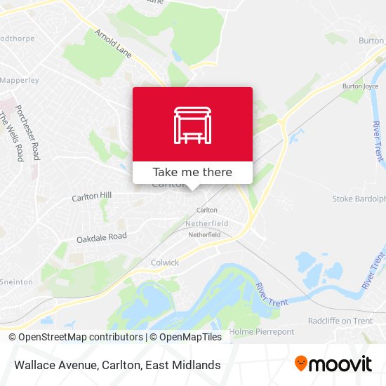 Wallace Avenue, Carlton map