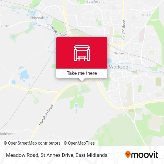 Meadow Road, St Annes Drive map