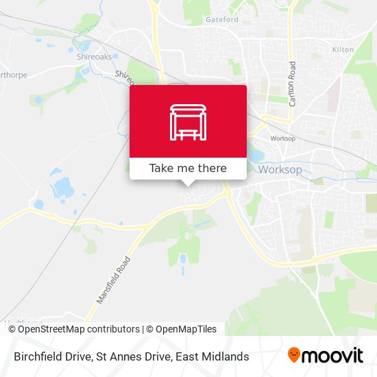 Birchfield Drive, St Annes Drive map