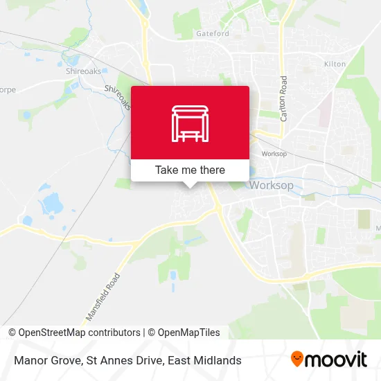 Manor Grove, St Annes Drive map