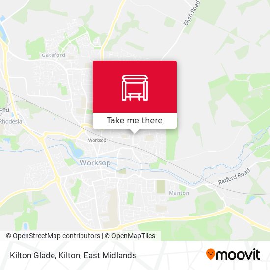 Kilton Glade, Kilton map