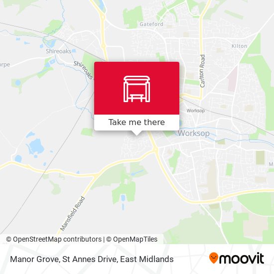 Manor Grove, St Annes Drive map