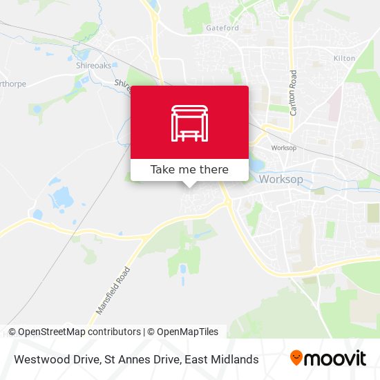Westwood Drive, St Annes Drive map
