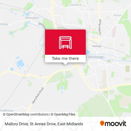 Mallory Drive, St Annes Drive map