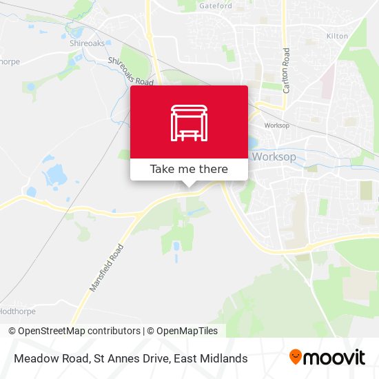 Meadow Road, St Annes Drive map
