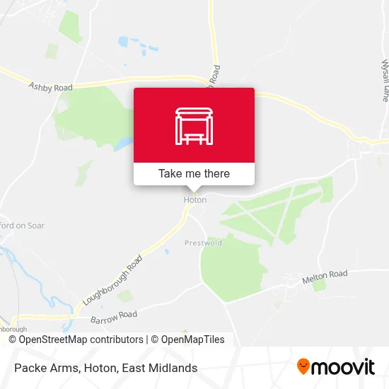 Packe Arms, Hoton map