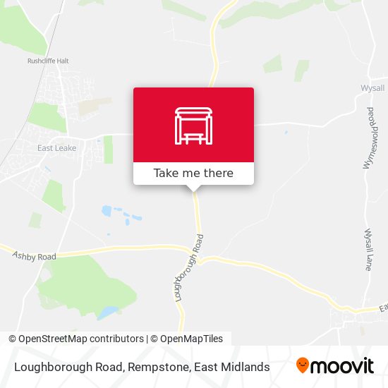 Loughborough Road, Rempstone map