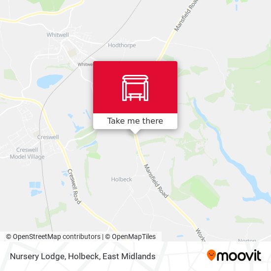 Nursery Lodge, Holbeck map