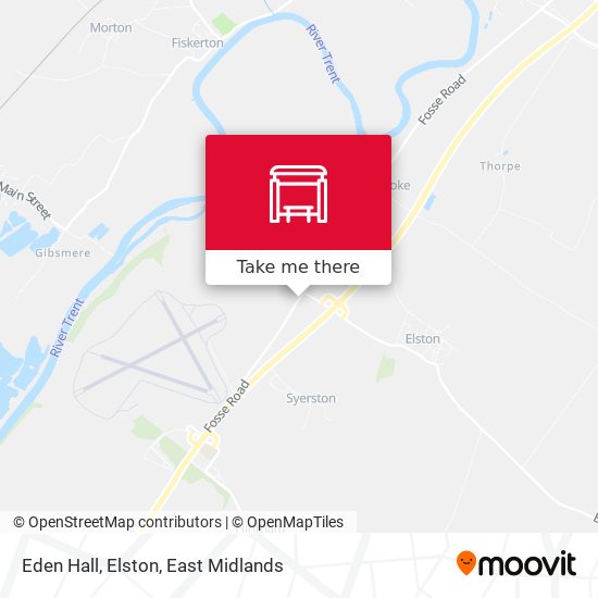 Eden Hall, Elston map