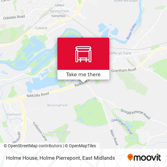 Holme House, Holme Pierrepont map