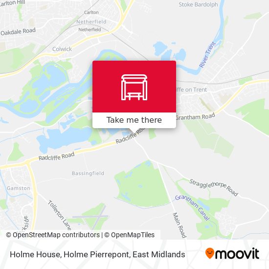 Holme House, Holme Pierrepont map