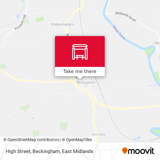 High Street, Beckingham map