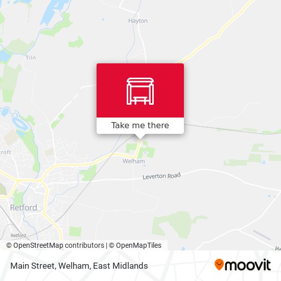 Main Street, Welham map
