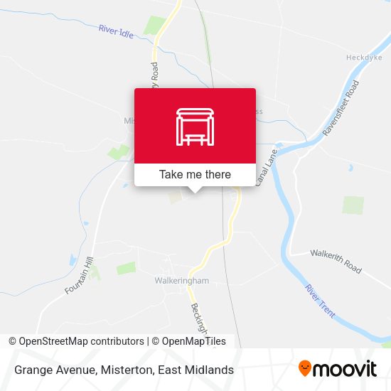 Grange Avenue, Misterton map