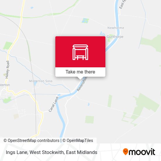 Ings Lane, West Stockwith map