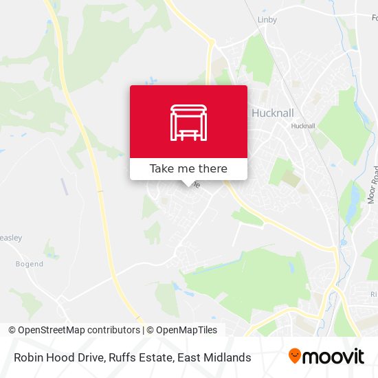 Robin Hood Drive, Ruffs Estate map