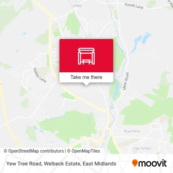 Yew Tree Road, Welbeck Estate map