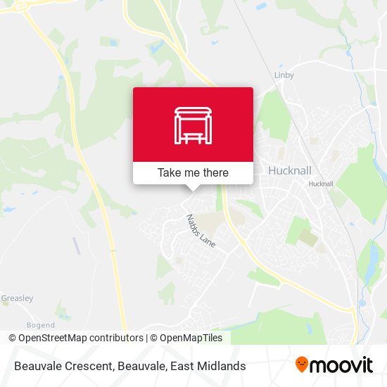 Beauvale Crescent, Beauvale map