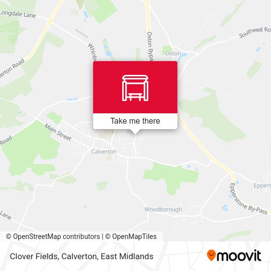 Clover Fields, Calverton map