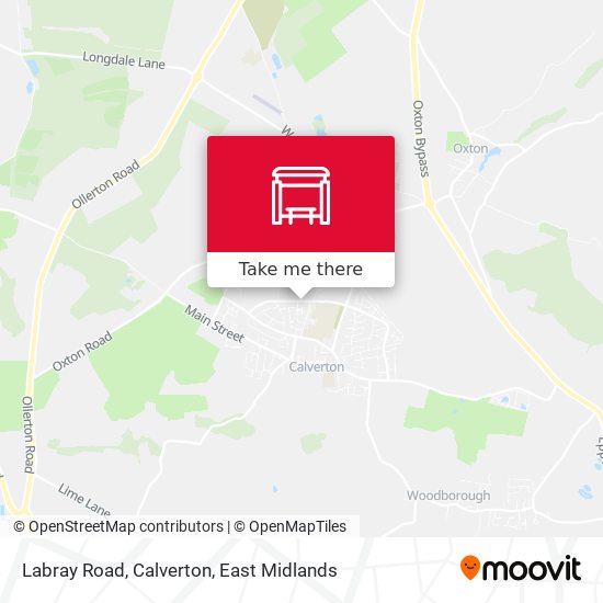 Labray Road, Calverton map