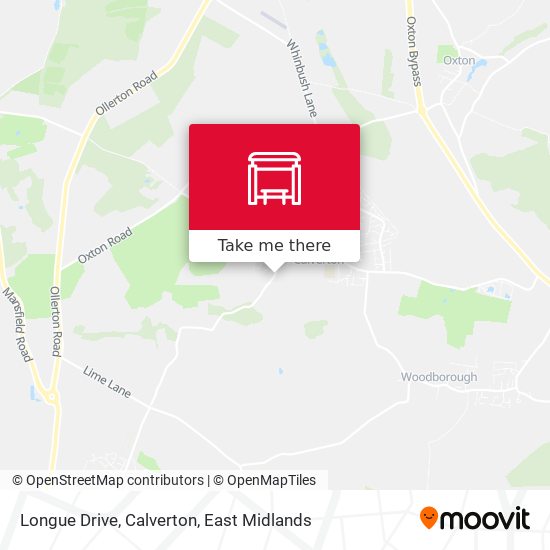 Longue Drive, Calverton map