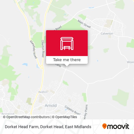 Dorket Head Farm, Dorket Head map
