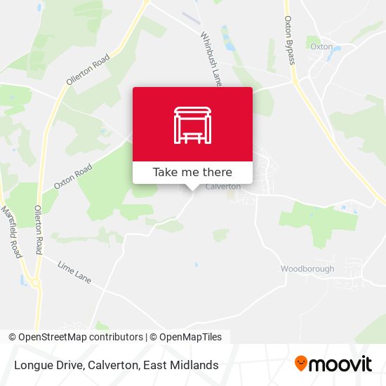 Longue Drive, Calverton map