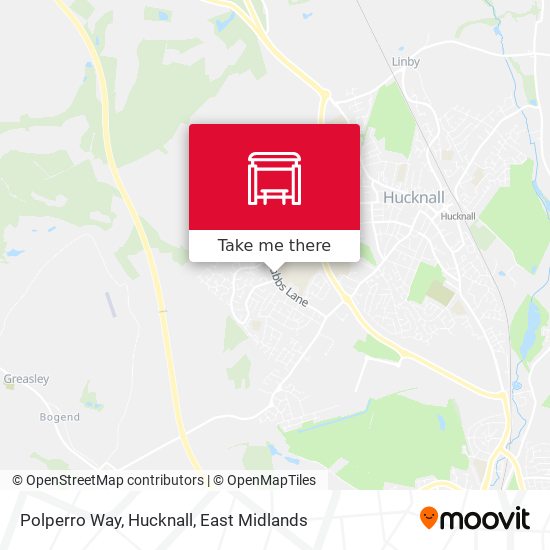 Polperro Way, Hucknall map