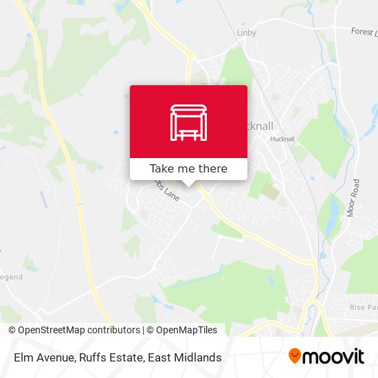 Elm Avenue, Ruffs Estate map
