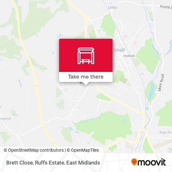 Brett Close, Ruffs Estate map