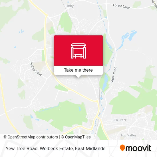 Yew Tree Road, Welbeck Estate map