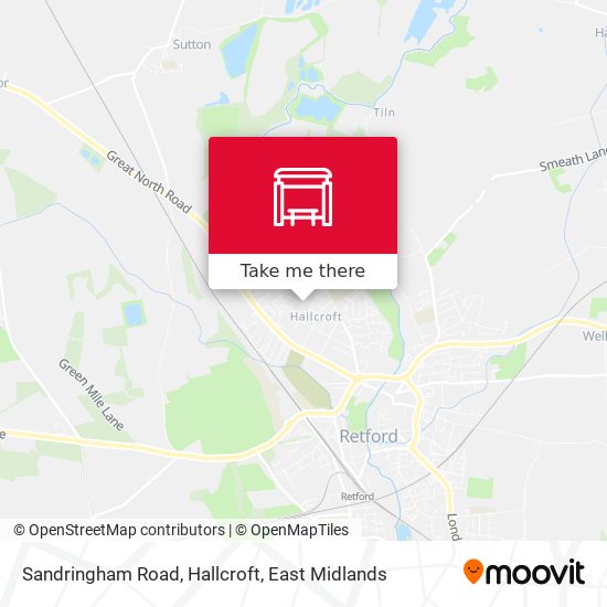 Sandringham Road, Hallcroft map