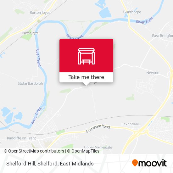 Shelford Hill, Shelford map