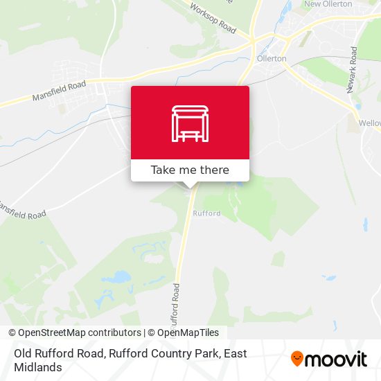 Old Rufford Road, Rufford Country Park map