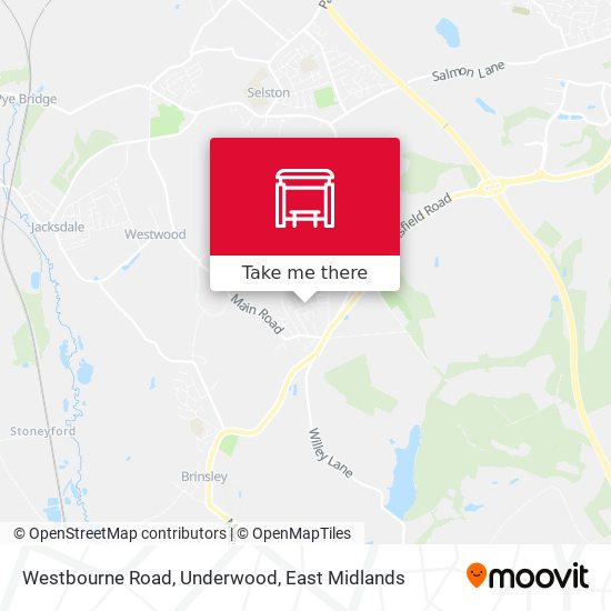 Westbourne Road, Underwood map