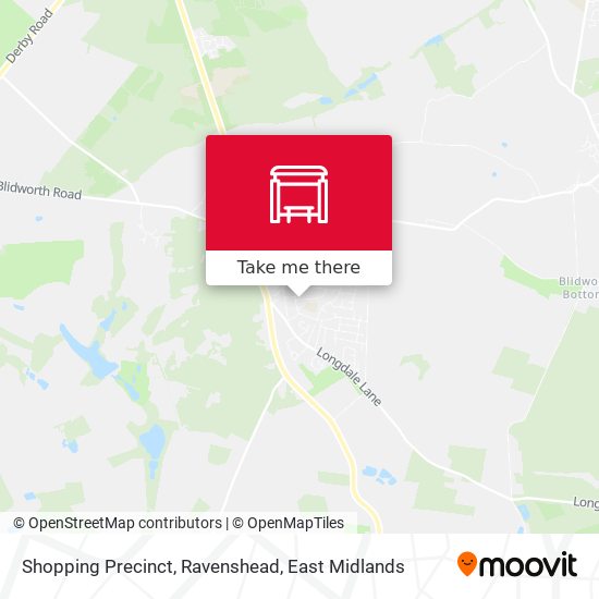 Shopping Precinct, Ravenshead map