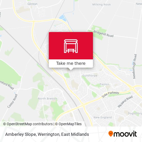 Amberley Slope, Werrington map