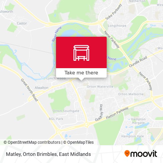 Matley, Orton Brimbles map