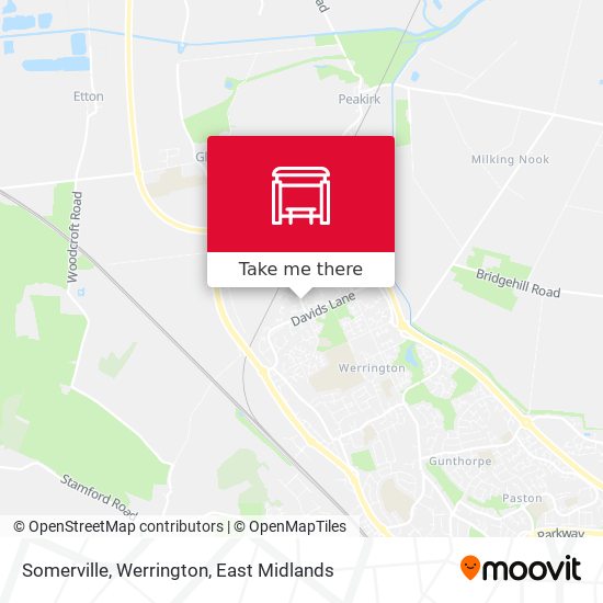 Somerville, Werrington map