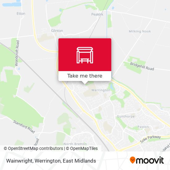 Wainwright, Werrington map