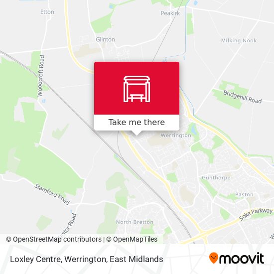 Loxley Centre, Werrington map