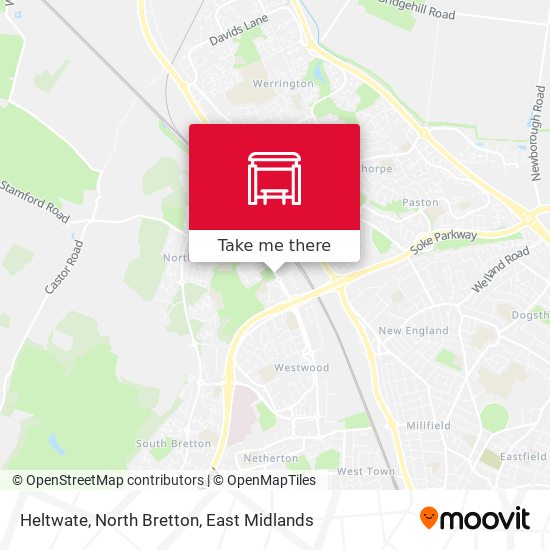 Heltwate, North Bretton map