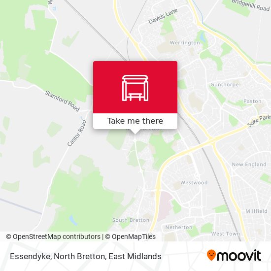 Essendyke, North Bretton map