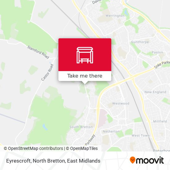 Eyrescroft, North Bretton map