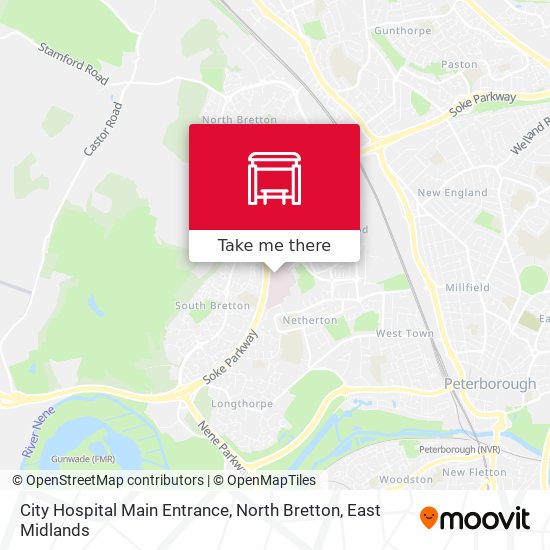City Hospital Main Entrance, North Bretton map